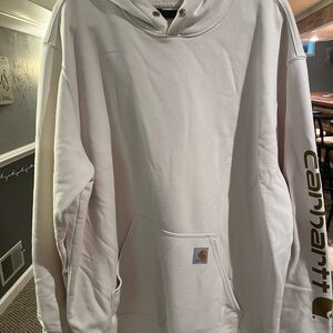 Carhartt Men's Cream Hoodie Sweater